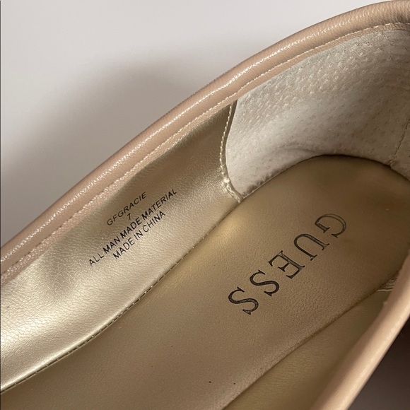 GUESS Quilted Beige Loafers with Bow - Picture 10 of 10